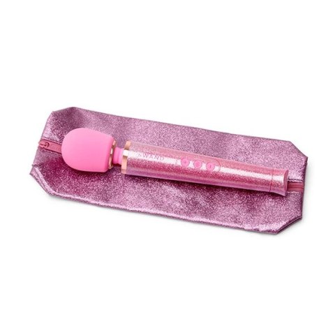 Le Wand Petite All That Glimmers Massager Pink - kompaktowy masażer, 10 trybow