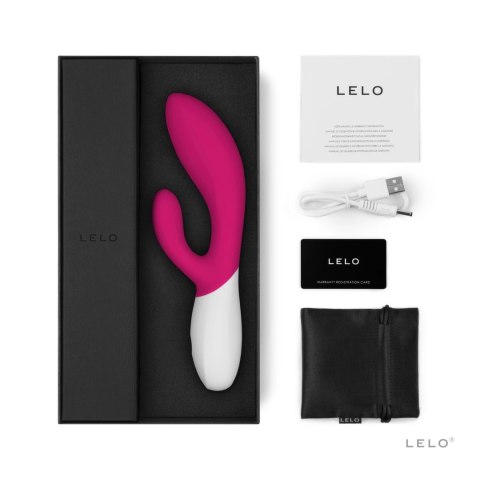 Lelo Ina Wave 2 Cerise - wielofunkcyjny model z technologią WaveMotion
