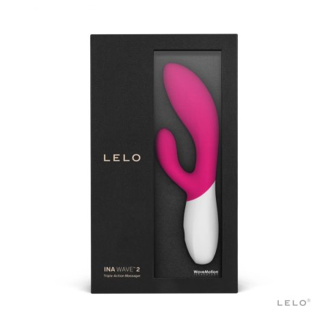 Lelo Ina Wave 2 Cerise - wielofunkcyjny model z technologią WaveMotion