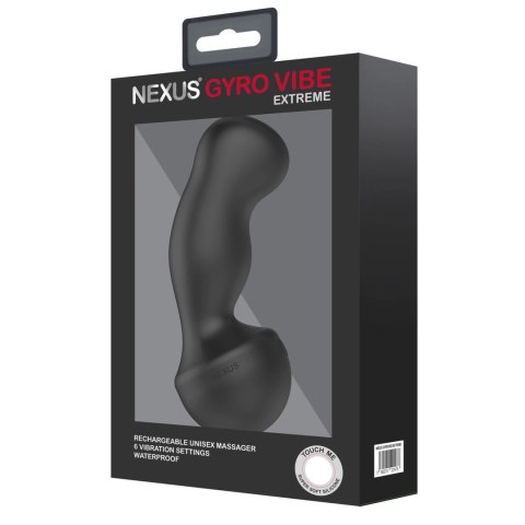 Nexus Gyro Vibe Extreme - masażer punktowy, dwa silniki, silikon, 18 cm