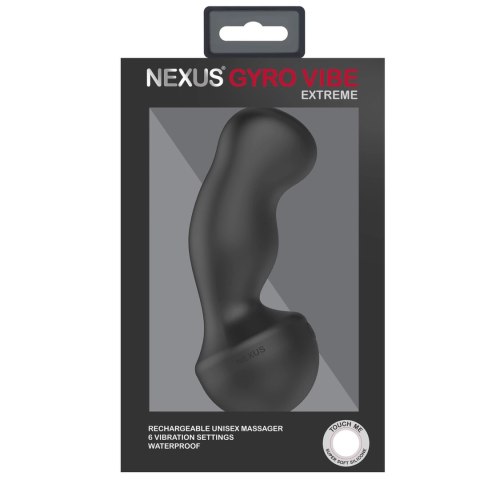 Nexus Gyro Vibe Extreme - masażer punktowy, dwa silniki, silikon, 18 cm