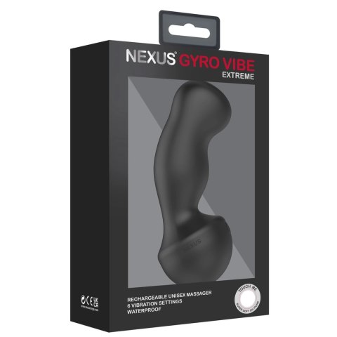 Nexus Gyro Vibe Extreme - masażer punktowy, dwa silniki, silikon, 18 cm