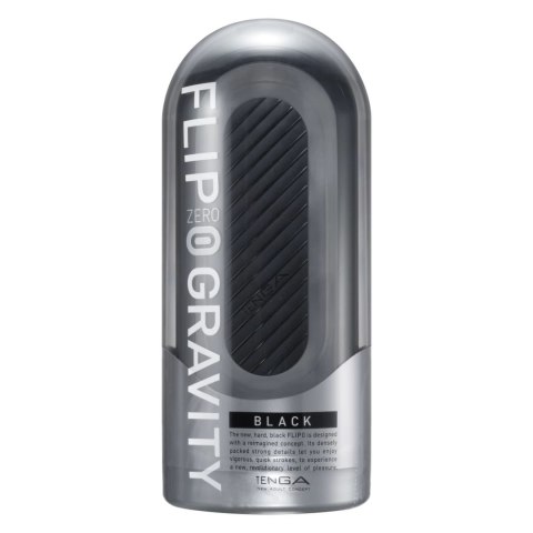 Tenga Flip Zero 0 Gravity Black - System podciśnienia, czarna edycja