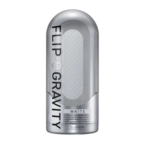Tenga Flip Zero Gravity White - system anatomiczny, miękki materiał, 18 cm