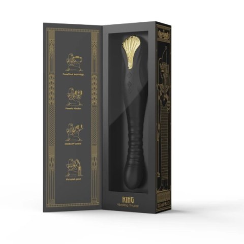 ZALO King Obsidian Black - zaawansowana maszyna intymna PowerThrust