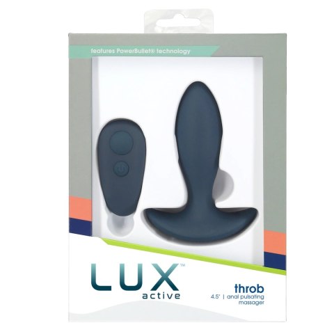 Lux Active Throb bezprzewodowa maszyna intymna pulsująca silikonowa 11,4 cm