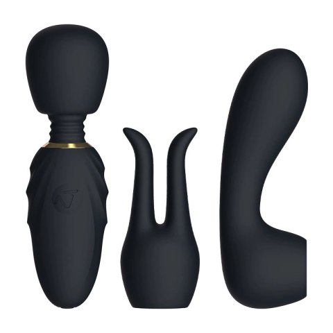 Nomi Tang Pocket Wand Black - kompaktowy masażer silikonowy IPX6
