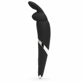 Happy Rabbit Wand Black - silikonowe urządzenie masujące, 26,7 cm