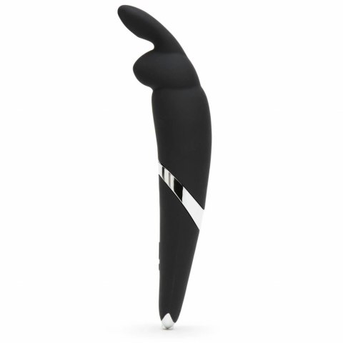 Happy Rabbit Wand Black - silikonowe urządzenie masujące, 26,7 cm