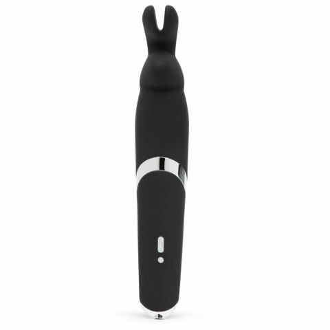 Happy Rabbit Wand Black - silikonowe urządzenie masujące, 26,7 cm