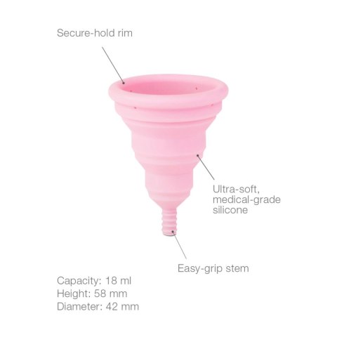 Intimina Lily Cup Compact A silikonowy kubeczek menstruacyjny składany