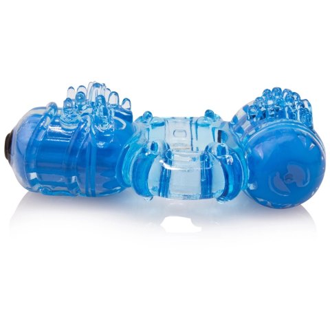 The Screaming O Big O 2 Blue - Podwojny pierścień wibrujący z dwoma silnikami
