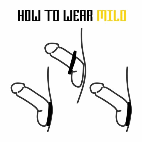 Velv Or Rooster Milo Pack - Zestaw 3 silikonowych pierścieni, rożne rozmiary