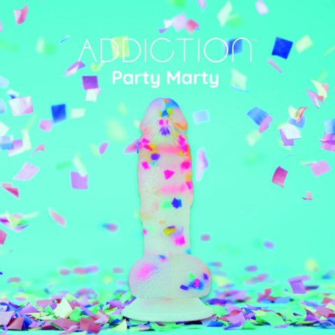 Addiction Party Marty silikonowy model konfetti 19 cm z przyssawką