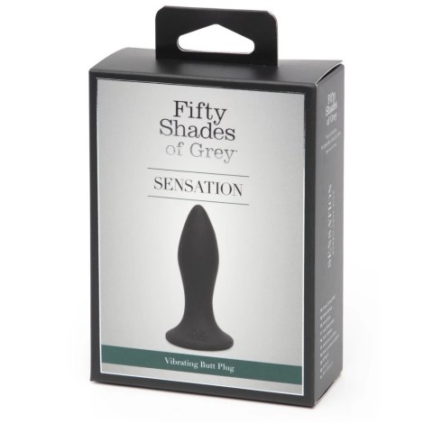 Fifty Shades of Grey Sensation - wibrująca sonda silikonowa, czarna