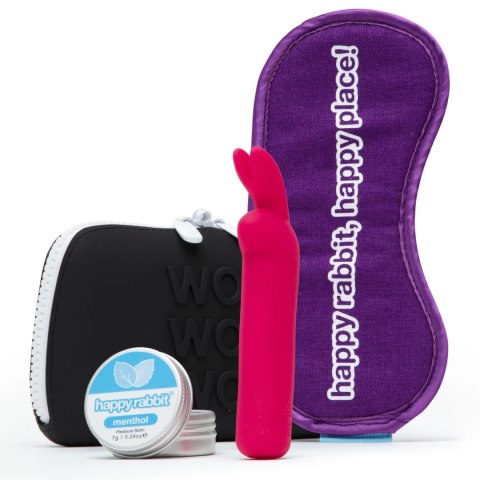 Happy Rabbit Zestaw Clitoral Kit - 4-elementowy, ładowalny, etui