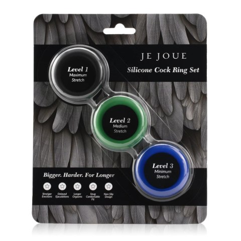 Je Joue Silicone C-Ring 3-Pack - Zestaw 3 silikonowych obręczy