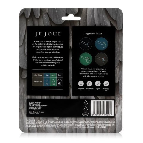 Je Joue Silicone C-Ring 3-Pack - Zestaw 3 silikonowych obręczy