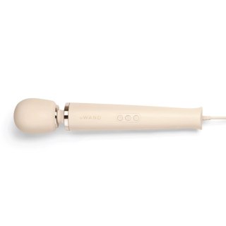 Le Wand Plug-In Massager Cream - Masażer przewodowy 10 trybow