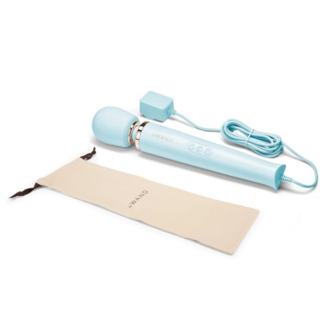 Le Wand Plug-In Massager Sky Blue - Masażer zasilany sieciowo, 245 cm kabel