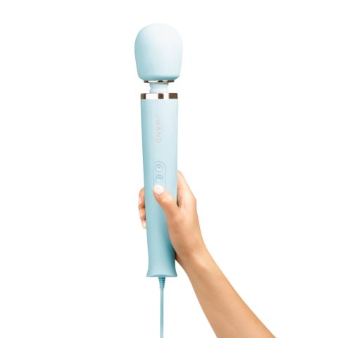 Le Wand Plug-In Massager Sky Blue - Masażer zasilany sieciowo, 245 cm kabel