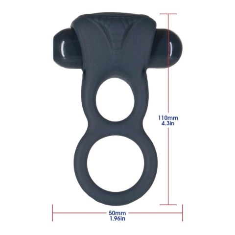 Lux Active Triad - podwojny pierścień silikonowy z pilotem i 7 trybami