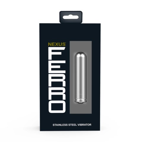 Nexus Ferro - wibrator ze stali nierdzewnej, 6 trybow, USB, wodoodporny
