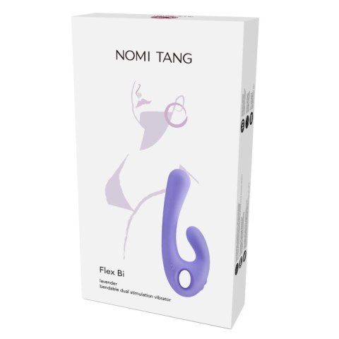 Nomi Tang Flex Bi Lavender - elastyczny model dwusilnikowy silikonowy