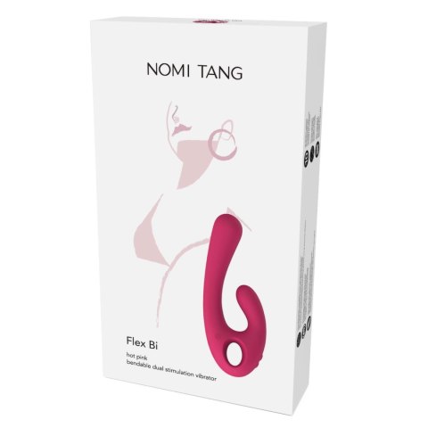 Nomi Tang Flex Bi Red Violet - wibrator elastyczny dwusilnikowy IPX7