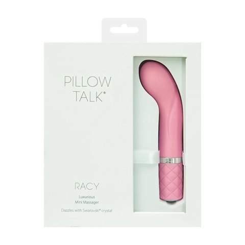 Pillow Talk Racy Pink - kompaktowy model, silikon, ładowalny, 12,7 cm