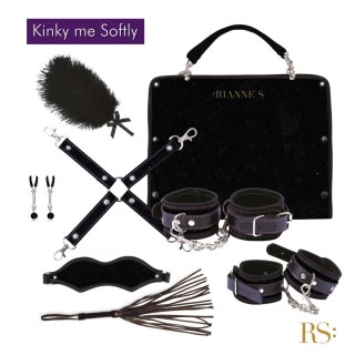 Rianne S Soiree Kinky Me Softly Black - Zestaw akcesoriow 7w1 w eleganckiej torbie