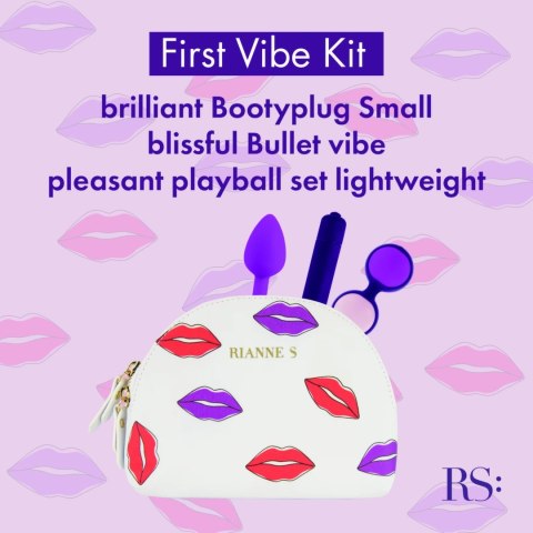 Rocks-Off RS Essentials First Vibe Kit - Zestaw startowy z kosmetyczką