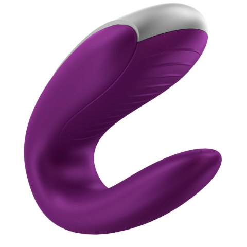 Satisfyer Double Fun Violet - Model dla Par, Sterowanie Aplikacją, Wodoodporny