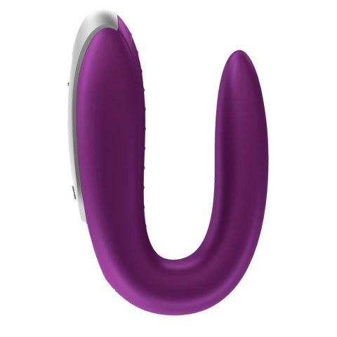 Satisfyer Double Fun Violet - Model dla Par, Sterowanie Aplikacją, Wodoodporny