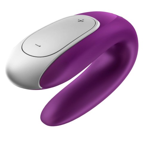 Satisfyer Double Fun Violet - Model dla Par, Sterowanie Aplikacją, Wodoodporny