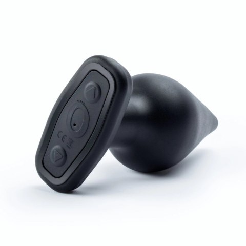 Screaming O Vibrating Plug XL Black - wibrujący model XL z pilotem