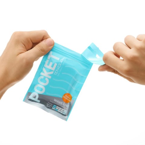 Tenga Pocket Stroker Wave Line - kompaktowy model podrożny elastyczny