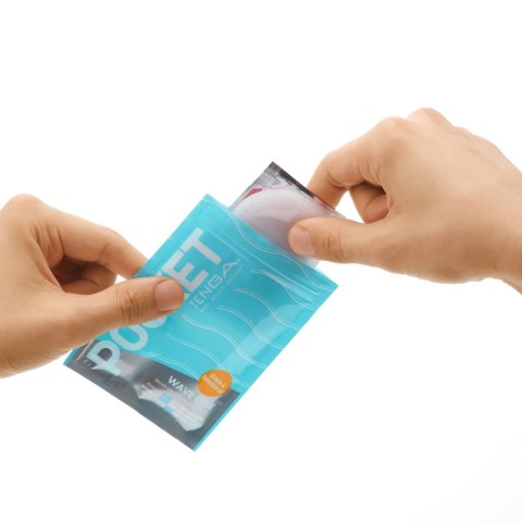 Tenga Pocket Stroker Wave Line - kompaktowy model podrożny elastyczny