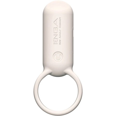 Tenga SVR Smart Vibe Ring Sand Beige - silikonowy pierścień wibrujący USB