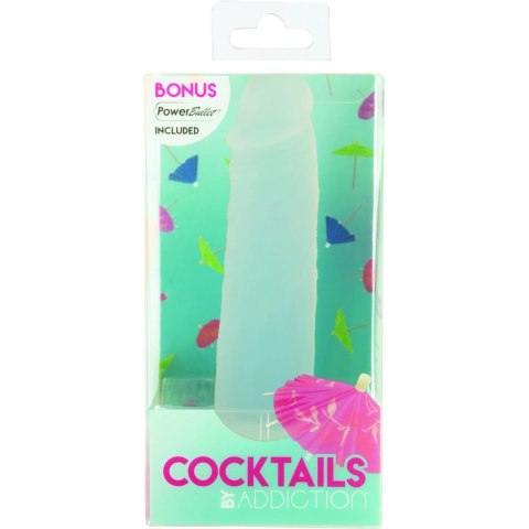 Addiction Cocktails Blue Lagoon 14 cm - Model silikonowy z przyssawką