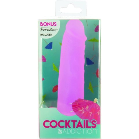 Addiction Cocktails Purple Cosmo 14 cm silikonowy model z przyssawką