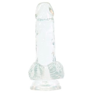 Addiction Crystal Addiction Clear 15 cm - przezroczysty model z przyssawką