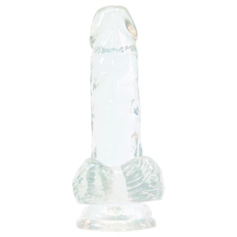 Addiction Crystal Addiction Clear 15 cm - przezroczysty model z przyssawką