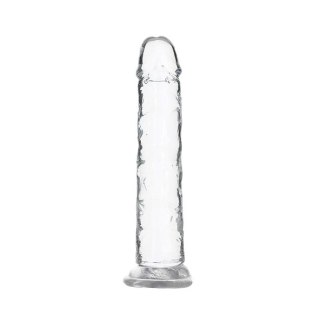 Addiction Crystal Addiction Vertical 18cm - Transparentny model TPE z przyssawką