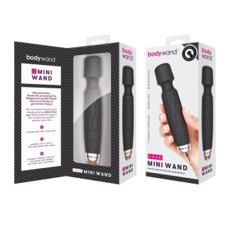 Bodywand Luxe Mini Wand Black - kompaktowy masażer z 7 trybami