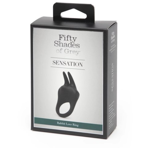 Fifty Shades of Grey Sensation Rabbit Ring silikonowy, ładowany USB