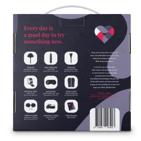 First. Kinky Experience Starter Set - Zestaw akcesoriow dla początkujących