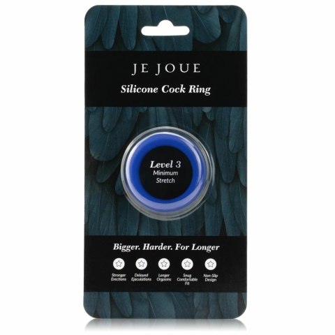 Je Joue Silicone C-Ring Minimum Stretch Blue - silikonowy pierścień, rozmiar S