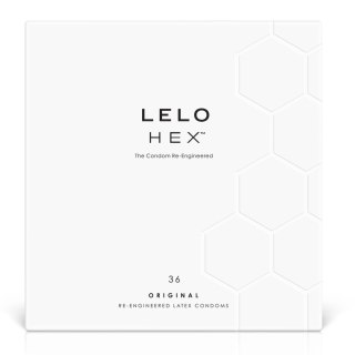 LELO HEX Original prezerwatywy 36 szt. ultracienkie heksagonalne