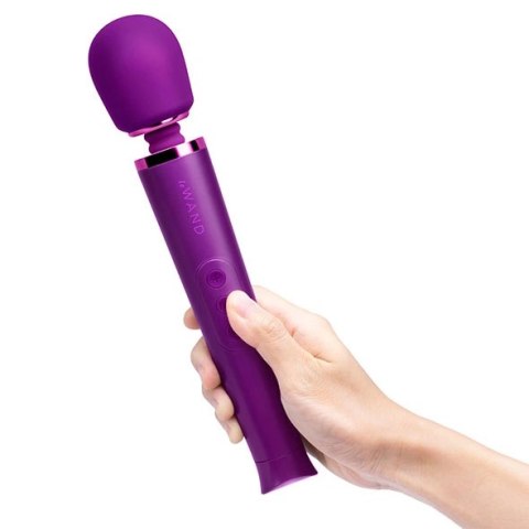 Le Wand Petite Massager Cherry - kompaktowy masażer, 10 trybow